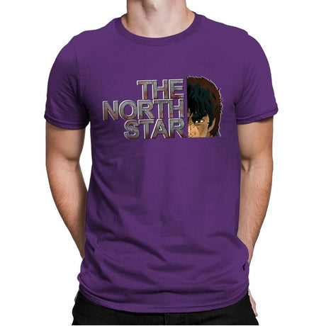 The North Star - Mens Premium T-Shirts RIPT Apparel Small / Purple Rush