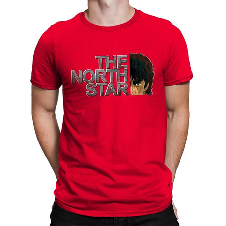 The North Star - Mens Premium T-Shirts RIPT Apparel Small / Red