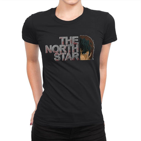 The North Star - Womens Premium T-Shirts RIPT Apparel Small / Black