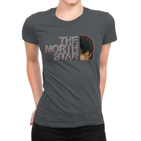 The North Star - Womens Premium T-Shirts RIPT Apparel Small / Heavy Metal