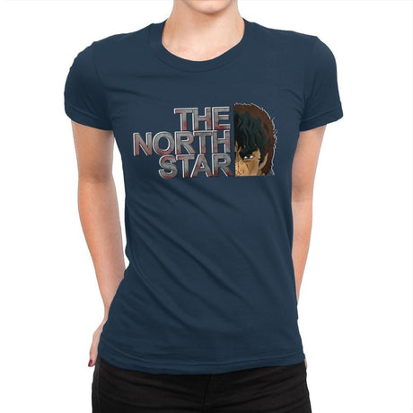 The North Star - Womens Premium T-Shirts RIPT Apparel Small / Midnight Navy
