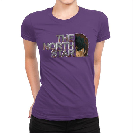 The North Star - Womens Premium T-Shirts RIPT Apparel Small / Purple Rush