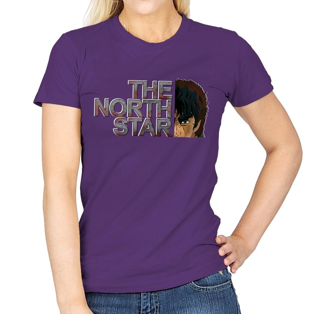 The North Star - Womens T-Shirts RIPT Apparel Small / Purple