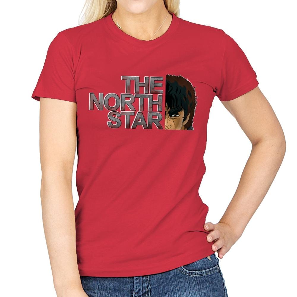 The North Star - Womens T-Shirts RIPT Apparel Small / Red