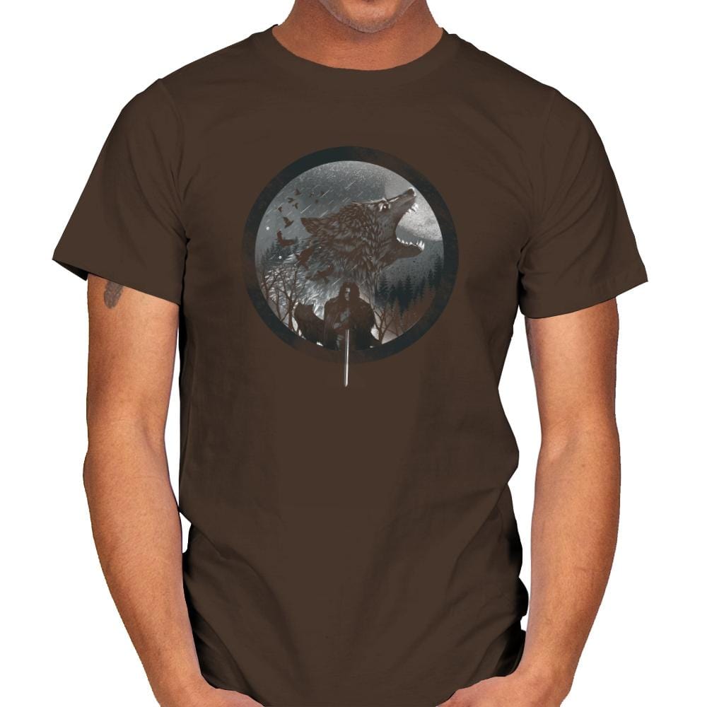 The Northern King - Game of Shirts - Mens T-Shirts RIPT Apparel Small / Dark Chocolate