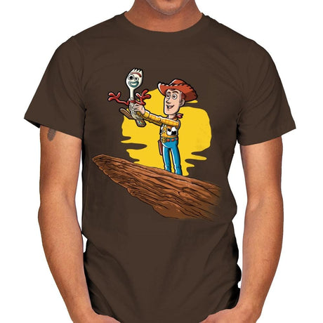The Not a Toy King - Mens T-Shirts RIPT Apparel Small / Dark Chocolate