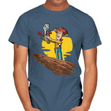 The Not a Toy King - Mens T-Shirts RIPT Apparel Small / Indigo Blue