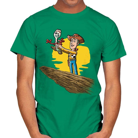 The Not a Toy King - Mens T-Shirts RIPT Apparel Small / Kelly Green