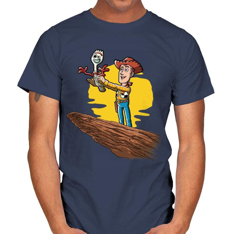 The Not a Toy King - Mens T-Shirts RIPT Apparel Small / Navy