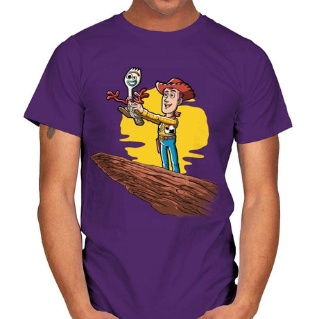 The Not a Toy King - Mens T-Shirts RIPT Apparel Small / Purple