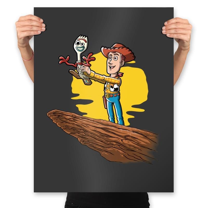 The Not a Toy King - Prints Posters RIPT Apparel 18x24 / Charcoal