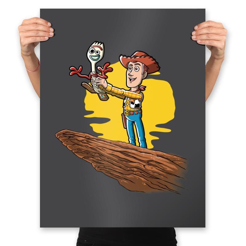 The Not a Toy King - Prints Posters RIPT Apparel 18x24 / Charcoal