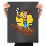 The Not a Toy King - Prints Posters RIPT Apparel 18x24 / Charcoal