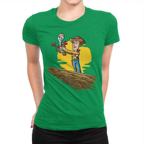 The Not a Toy King - Womens Premium T-Shirts RIPT Apparel Small / Kelly Green