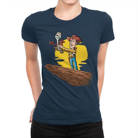 The Not a Toy King - Womens Premium T-Shirts RIPT Apparel Small / Midnight Navy