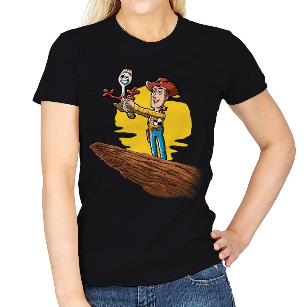 The Not a Toy King - Womens T-Shirts RIPT Apparel Small / Black