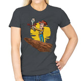 The Not a Toy King - Womens T-Shirts RIPT Apparel Small / Charcoal