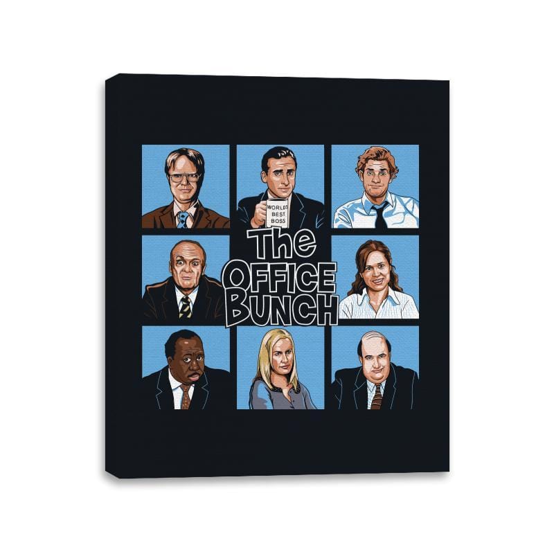 The Office Bunch - Canvas Wraps Canvas Wraps RIPT Apparel 11x14 / Black