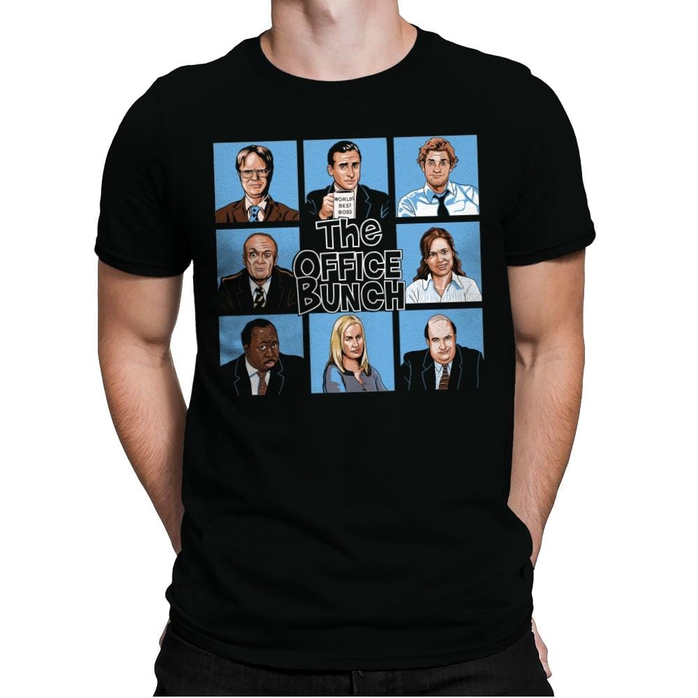 The Office Bunch - Mens Premium T-Shirts RIPT Apparel Small / Black