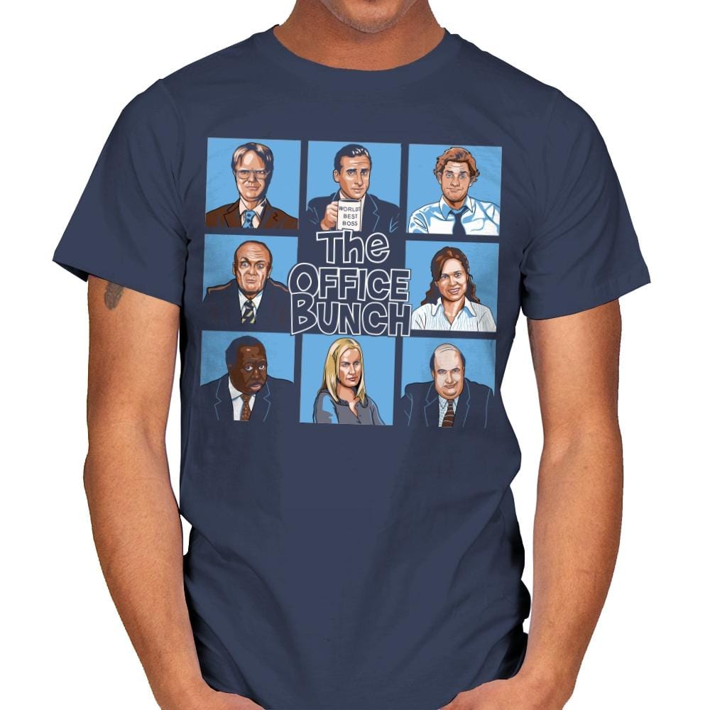 The Office Bunch - Mens T-Shirts RIPT Apparel Small / Navy
