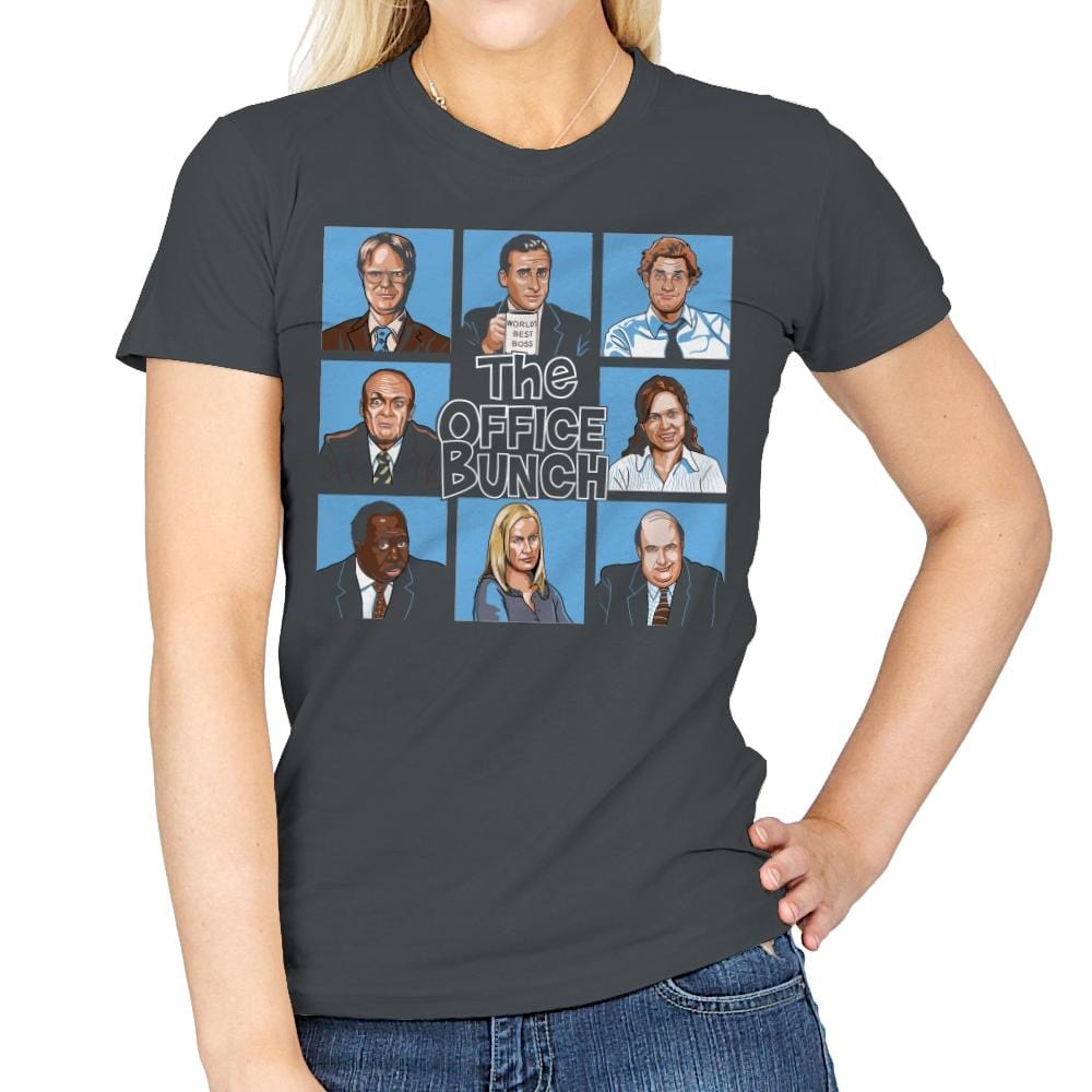 The Office Bunch - Womens T-Shirts RIPT Apparel Small / Charcoal