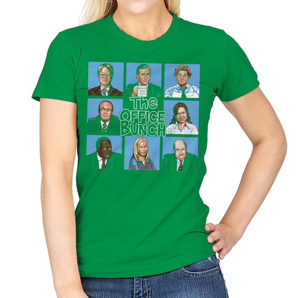 The Office Bunch - Womens T-Shirts RIPT Apparel Small / Irish Green