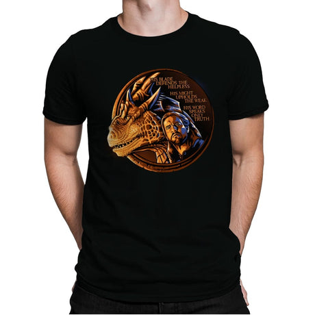 The Old Code - Mens Premium T-Shirts RIPT Apparel Small / Black
