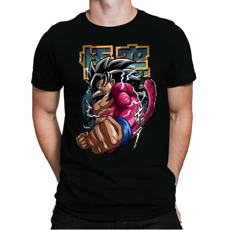 The Old Super Saiyan 4 - Mens Premium T-Shirts RIPT Apparel Small / Black