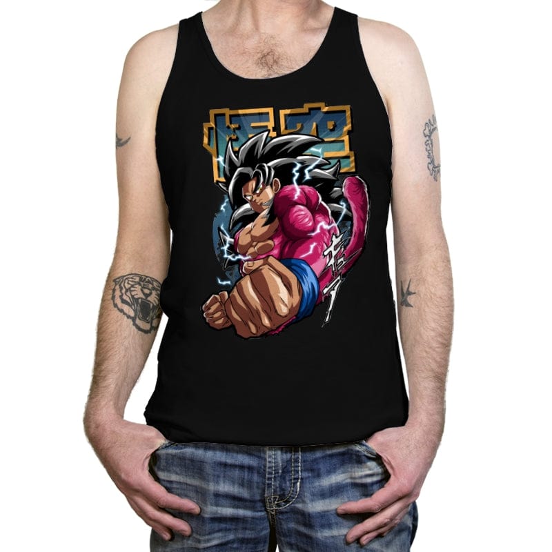 The Old Super Saiyan 4 - Tanktop Tanktop RIPT Apparel X-Small / Black