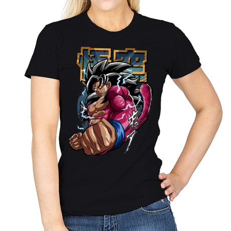 The Old Super Saiyan 4 - Womens T-Shirts RIPT Apparel Small / Black