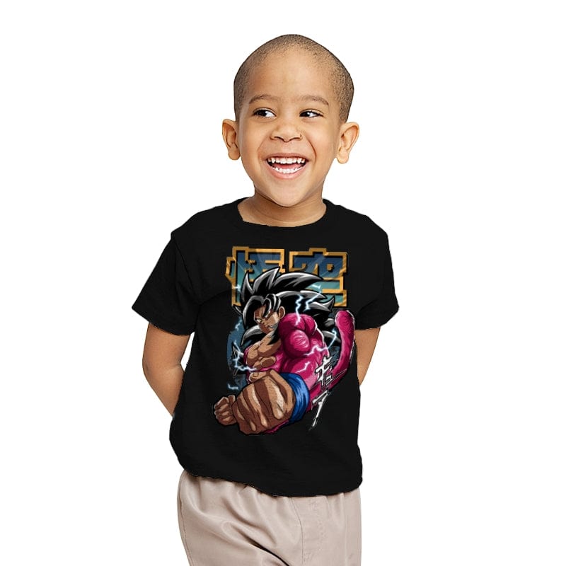 The Old Super Saiyan 4 - Youth T-Shirts RIPT Apparel X-small / Black