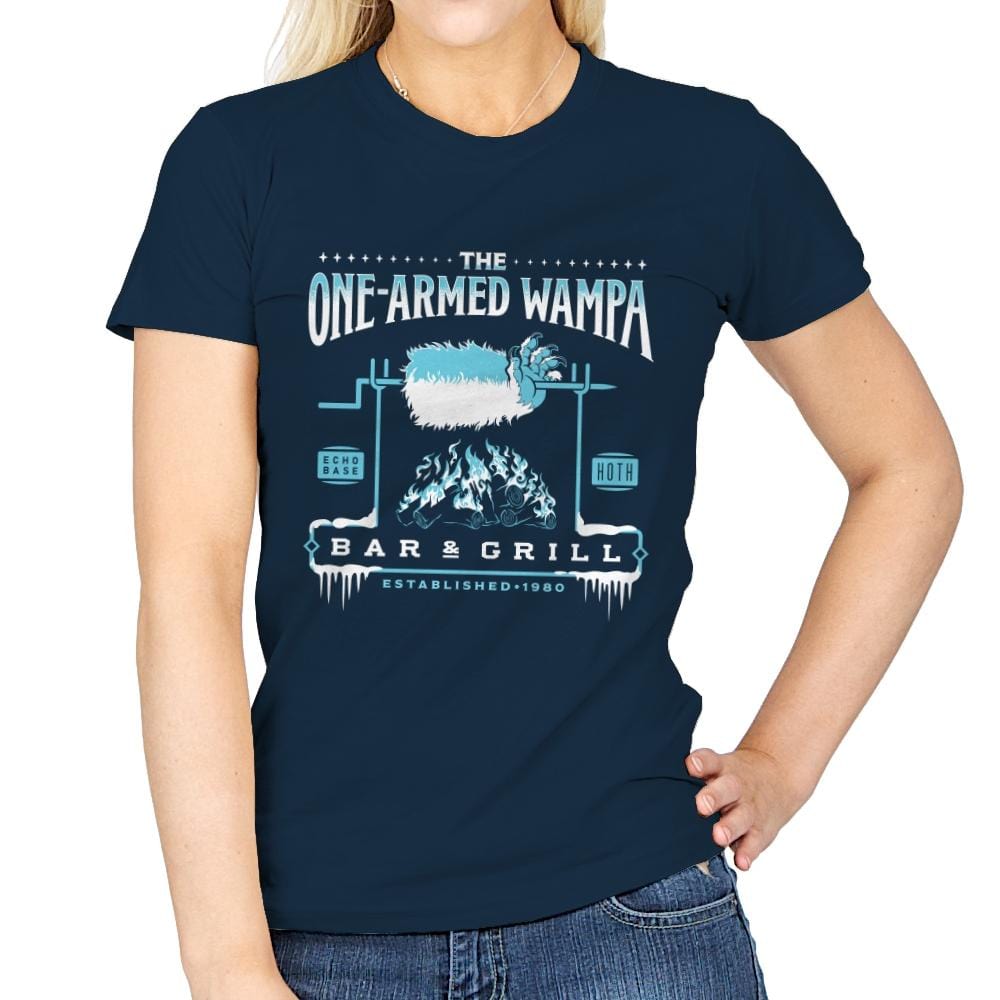The One-Armed Wampa - Womens T-Shirts RIPT Apparel Small / Navy