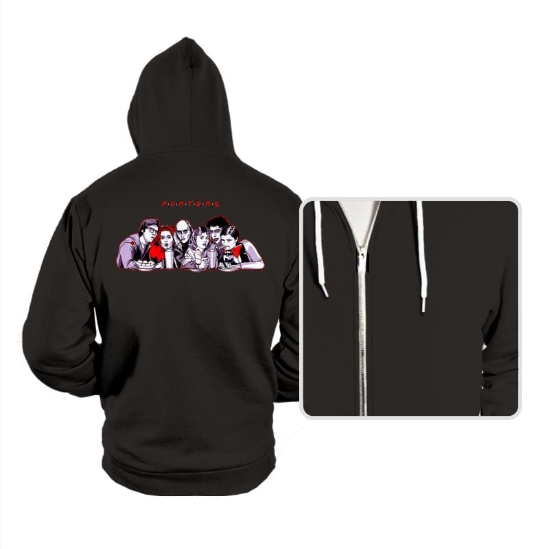 The One Where Brad & Janet Get a Flat - Hoodies Hoodies RIPT Apparel Small / Black