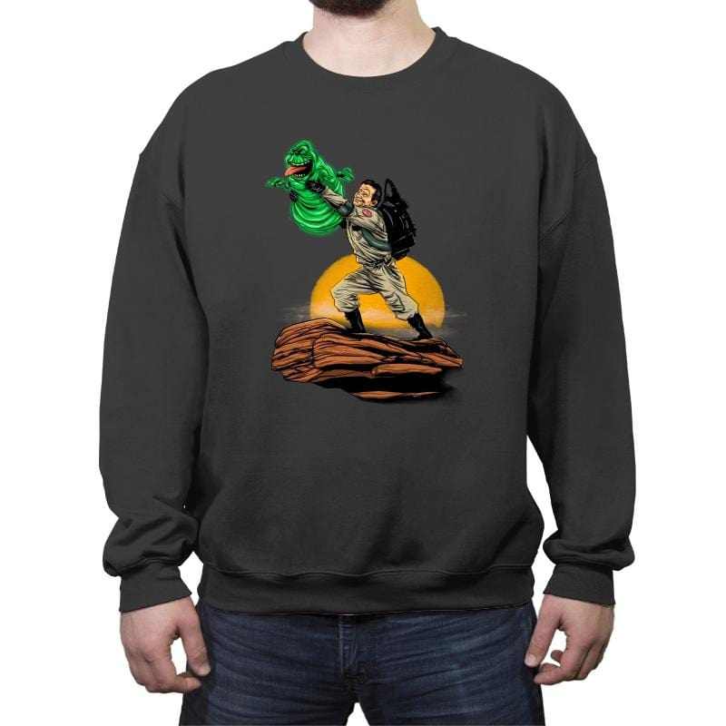 The Onionhead King  - Crew Neck Sweatshirt Crew Neck Sweatshirt RIPT Apparel Small / Charcoal