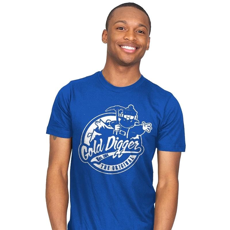 The Original Gold Digger - Mens T-Shirts RIPT Apparel Small / Royal