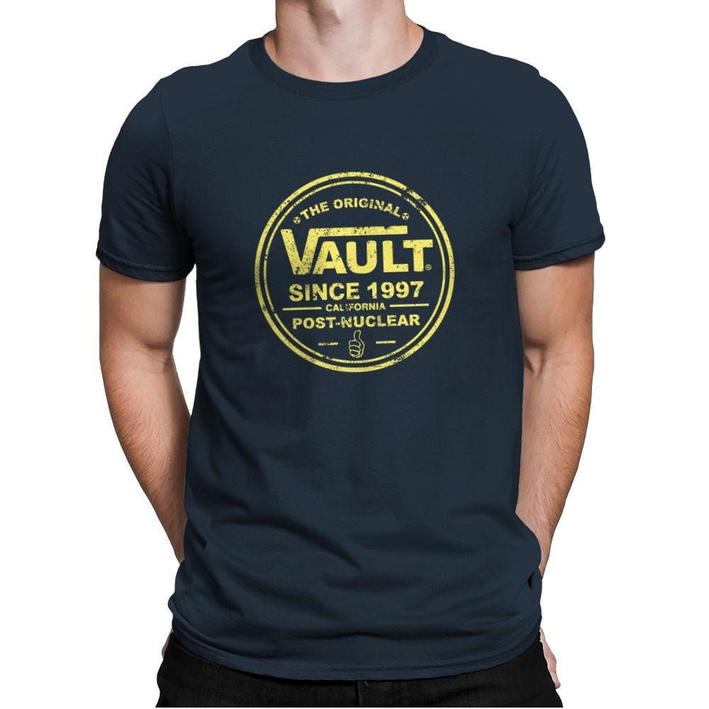 The Original Vault - Mens Premium T-Shirts RIPT Apparel Small / Indigo