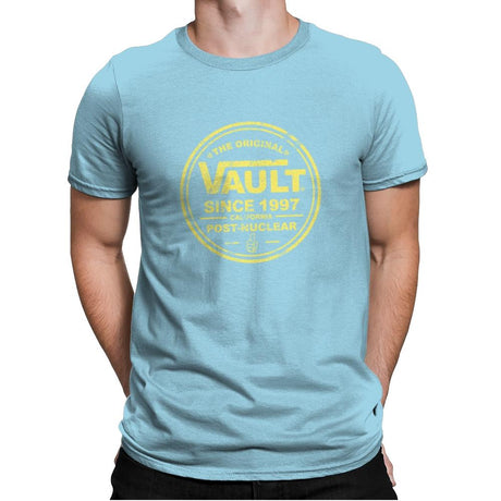 The Original Vault - Mens Premium T-Shirts RIPT Apparel Small / Light Blue