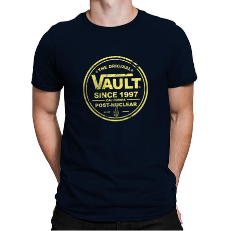 The Original Vault - Mens Premium T-Shirts RIPT Apparel Small / Midnight Navy