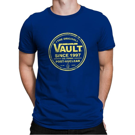 The Original Vault - Mens Premium T-Shirts RIPT Apparel Small / Royal