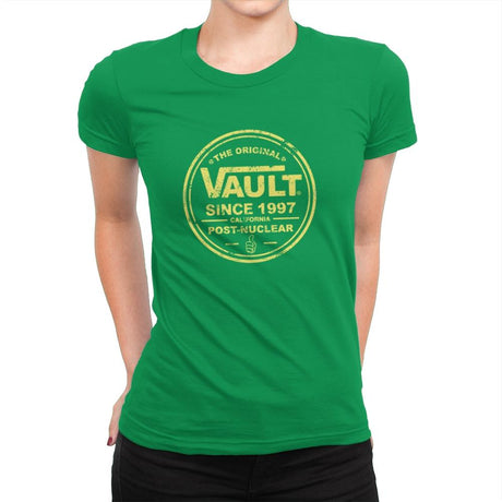 The Original Vault - Womens Premium T-Shirts RIPT Apparel Small / Kelly Green