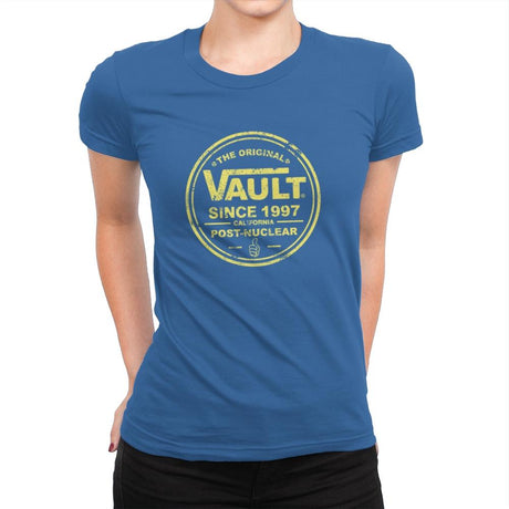 The Original Vault - Womens Premium T-Shirts RIPT Apparel Small / Royal