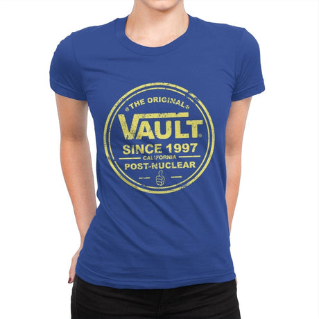 The Original Vault - Womens Premium T-Shirts RIPT Apparel Small / Royal