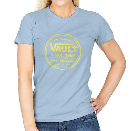 The Original Vault - Womens T-Shirts RIPT Apparel Small / Light Blue