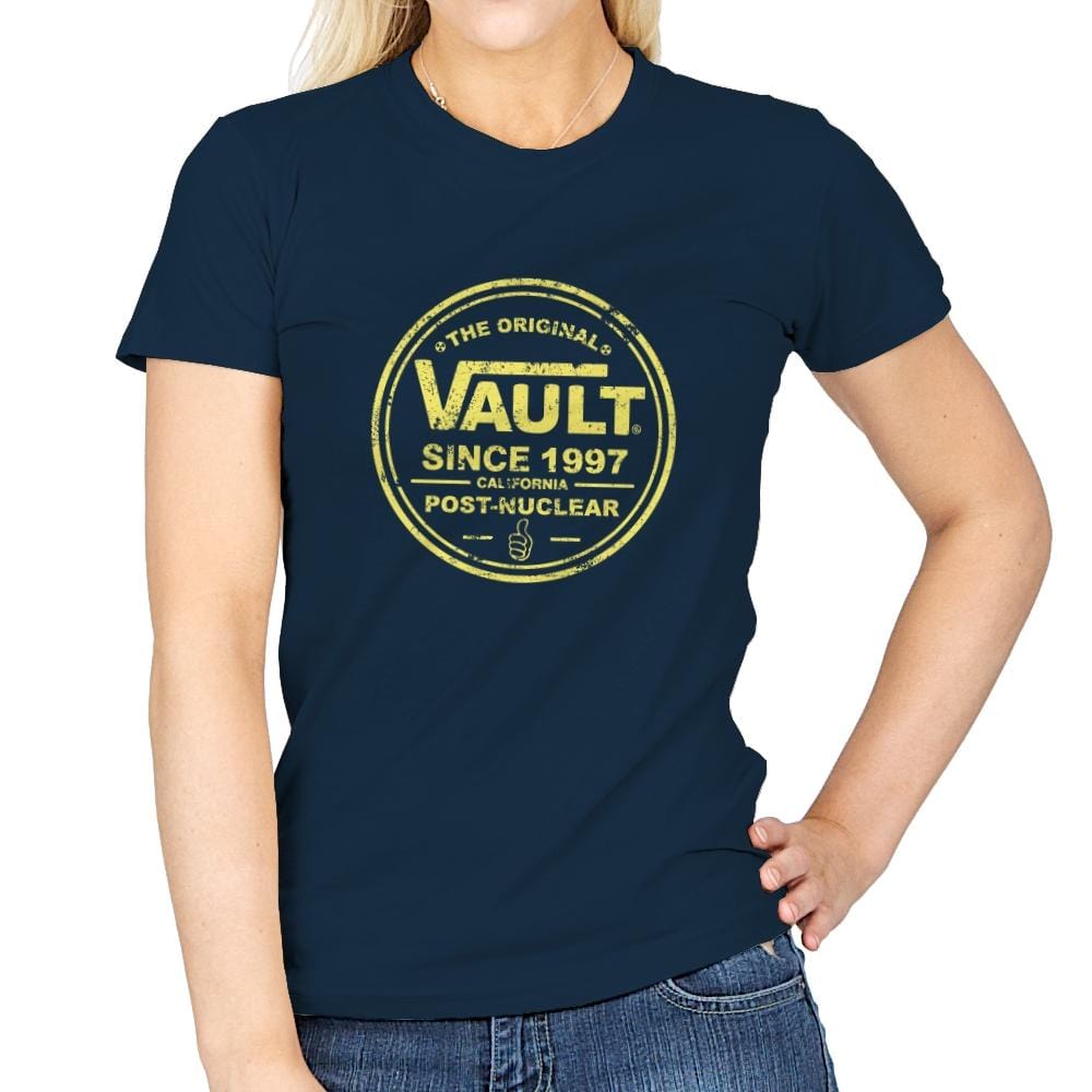 The Original Vault - Womens T-Shirts RIPT Apparel Small / Navy