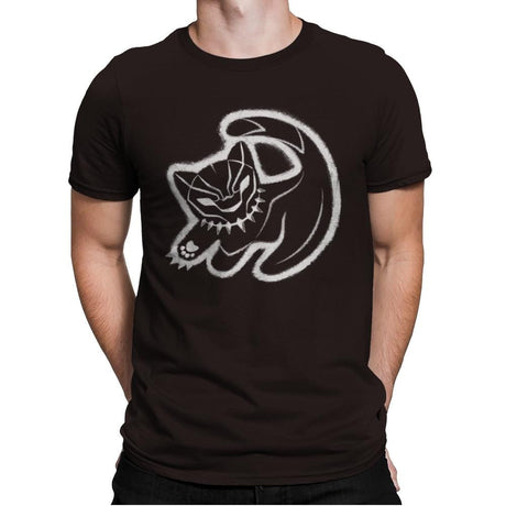 The Panther King - Best Seller - Mens Premium T-Shirts RIPT Apparel Small / Dark Chocolate