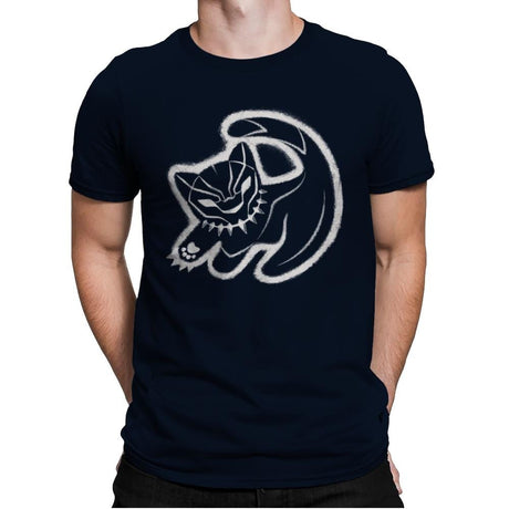The Panther King - Best Seller - Mens Premium T-Shirts RIPT Apparel Small / Midnight Navy