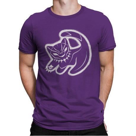 The Panther King - Best Seller - Mens Premium T-Shirts RIPT Apparel Small / Purple Rush
