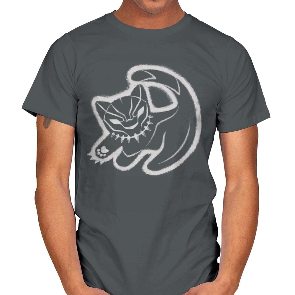 The Panther King - Best Seller - Mens T-Shirts RIPT Apparel Small / Charcoal