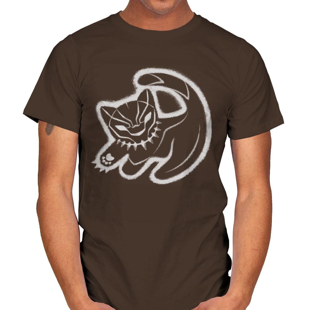 The Panther King - Best Seller - Mens T-Shirts RIPT Apparel Small / Dark Chocolate