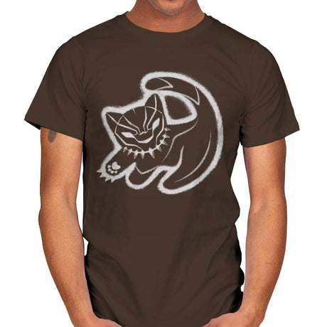 The Panther King - Best Seller - Mens T-Shirts RIPT Apparel Small / Dark Chocolate